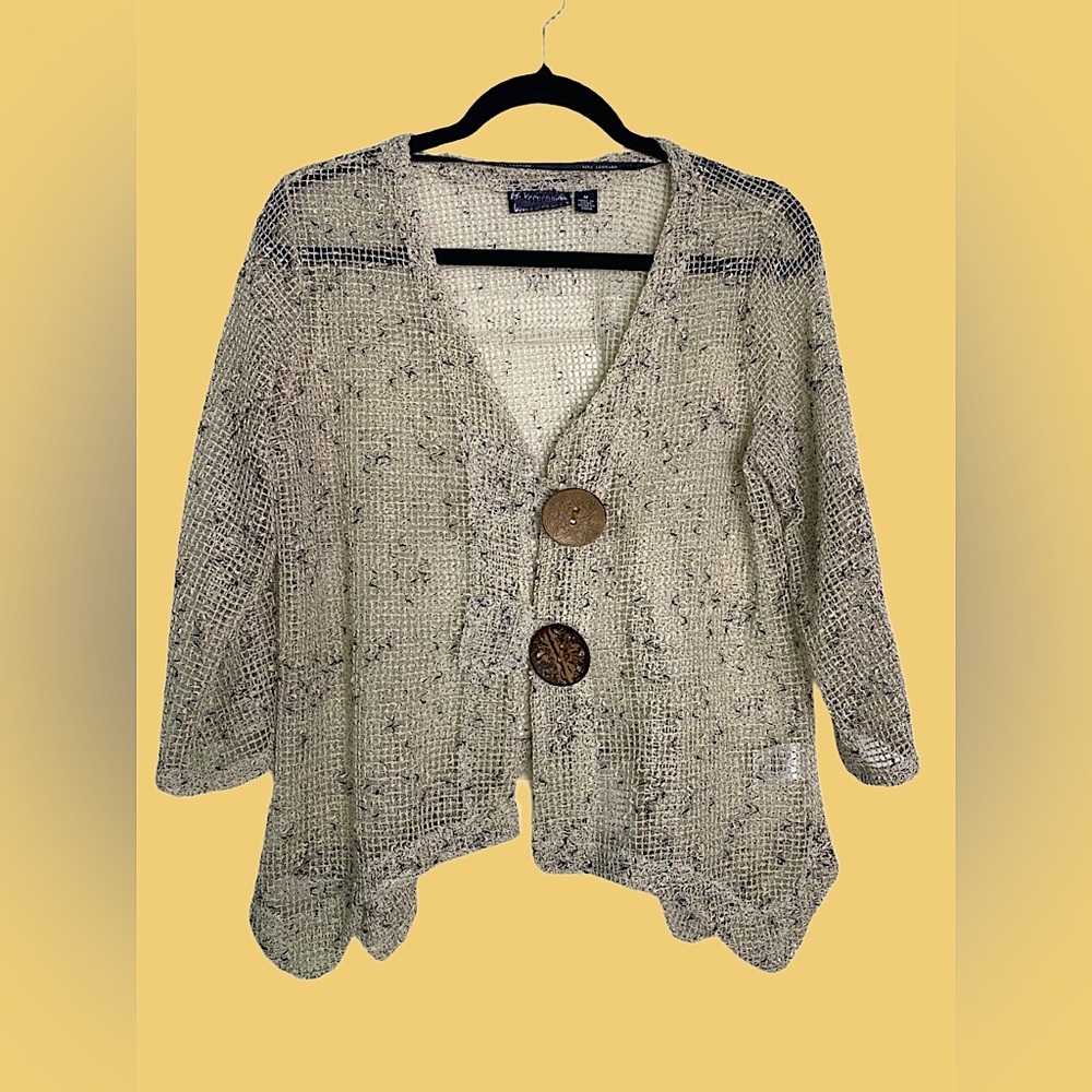 Boho fairy wooden button top